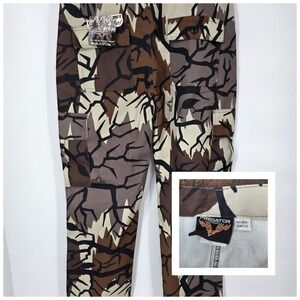 NEW Predator Pants Mens Sz L Canvas Camo‎ Cargo Fall Winter Hunting Utility